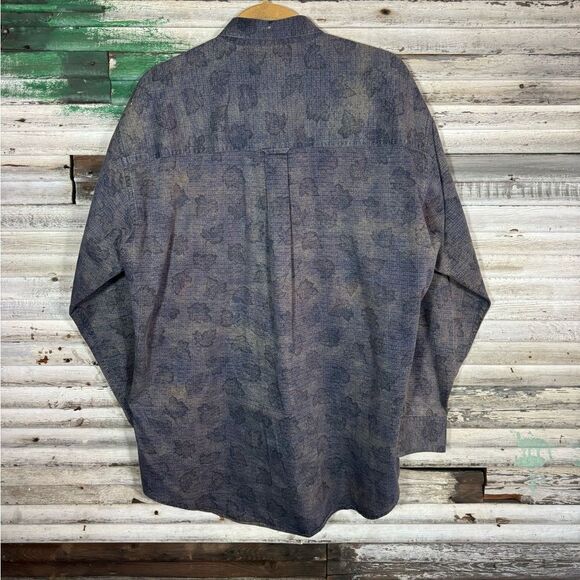 Vintage Chaps Ralph Lauren Leaves Shirt - Picture 2 of 7